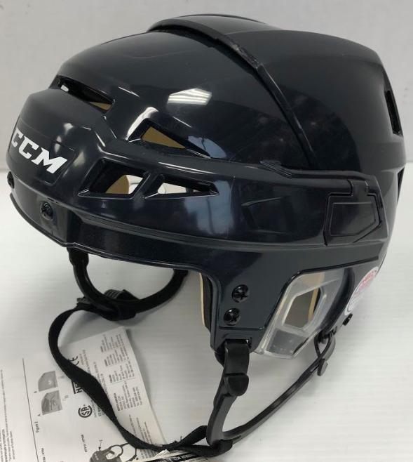CCM Vector V08 Connor McDavid Pro Stock Hockey Helmet Medium Navy Edmonton