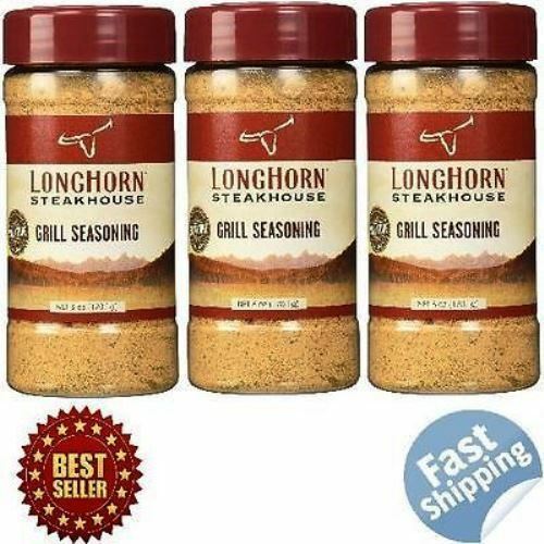 Longhorn Steakhouse Grill Seasoning 6 Oz 3 Pack Sazonador Para Carnes