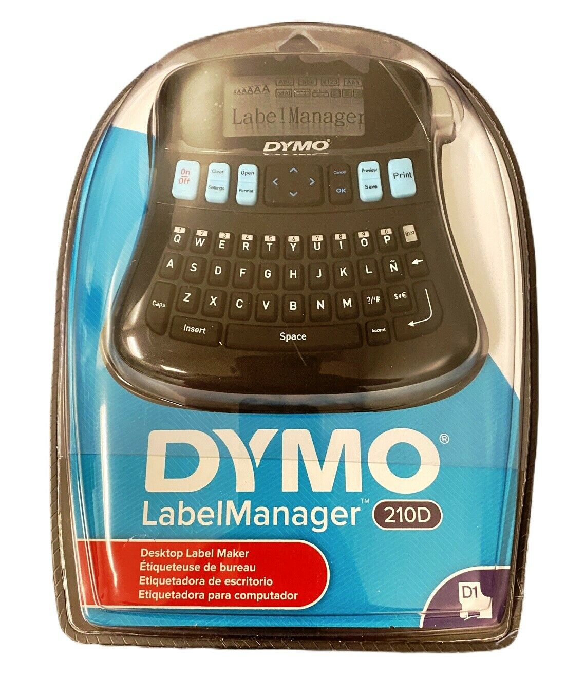 Термопринтер dymo label manager 210d обзор