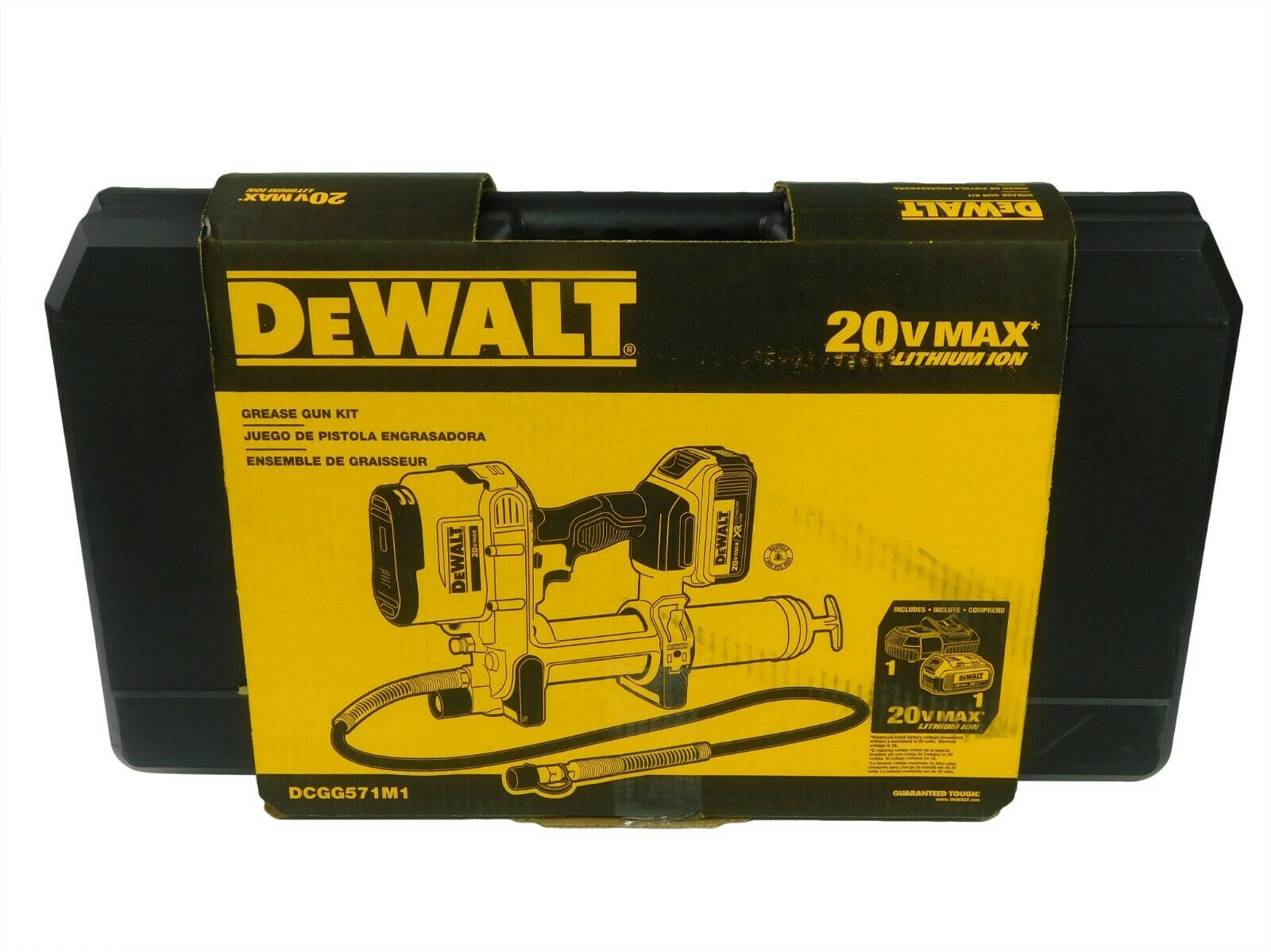 Dewalt Dcgg571m1 20v Max Cordless Grease Gun With Battery And Charger New Usa